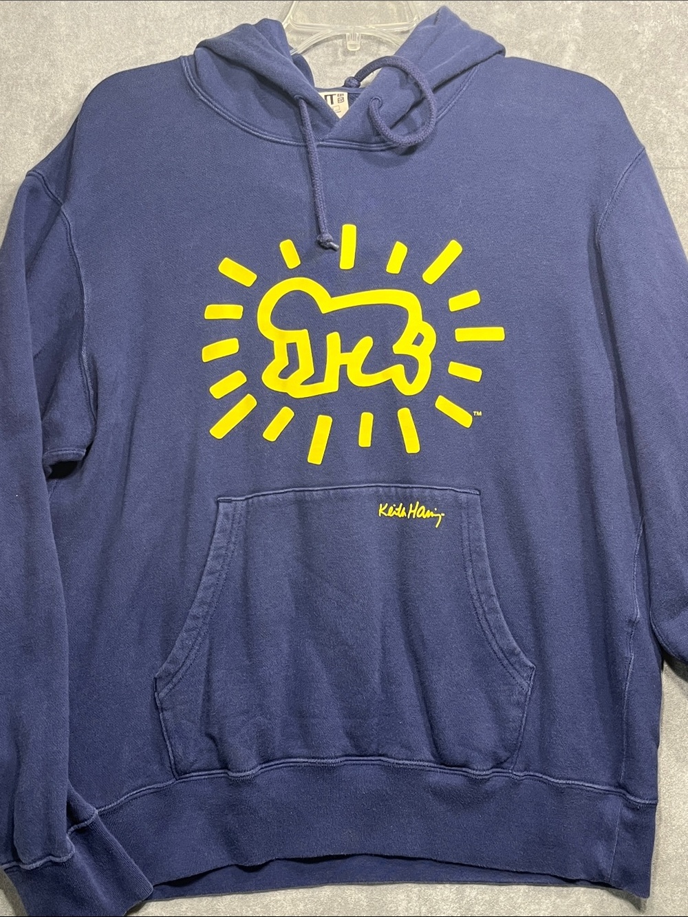 UNIQLO UT Keith Haring NYC Pop Icons Graphic Hoodie Navy Men’s M